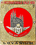 Louvain motorcycle rally badge from Jean-Francois Helias