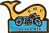 Luc-sur-Mer motorcycle run badge from Jean-Francois Helias