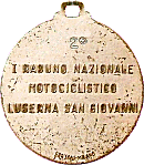 Luserna San Giovanni motorcycle rally badge from Jean-Francois Helias