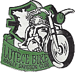 Lutece Bike motorcycle club badge from Jeff Laroche