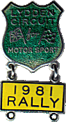 Lydden motorcycle rally badge from Dave Ranger