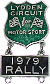 Lydden motorcycle rally badge from Jean-Francois Helias