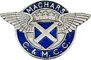 Machars C&MCC motorcycle club badge from Jean-Francois Helias