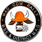 Mad Cow MAG motorcycle rally badge from Jean-Francois Helias