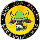 Mad Cow MAG motorcycle rally badge from Jean-Francois Helias