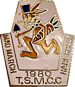 Mad March Hare motorcycle rally badge from Jean-Francois Helias