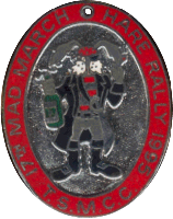 Mad March Hare motorcycle rally badge from Lone Wolf