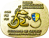 Madonnina Dei Centauri motorcycle rally badge from Jean-Francois Helias