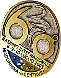 Madonnina Dei Centauri motorcycle rally badge from Jean-Francois Helias