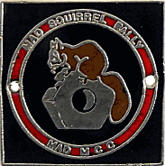 Mad Squirrel motorcycle rally badge