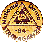 MAG Demo motorcycle rally badge from Jean-Francois Helias