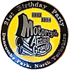 MAG Demo motorcycle rally badge from Jean-Francois Helias