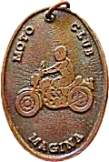 Magina motorcycle rally badge from Jean-Francois Helias