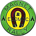 Magnet motorcycle rally badge from Dave Honneyman
