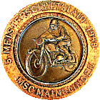 Mainelingen motorcycle rally badge from Jean-Francois Helias