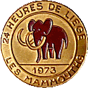 Mammouths (Belgium) motorcycle rally badge from Jean-Francois Helias