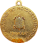 Mantova motorcycle rally badge from Jean-Francois Helias