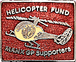 Manx GP Helicopter Fund motorcycle race badge from Jean-Francois Helias