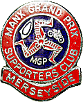 Manx GP Supporters Club motorcycle club badge from Jean-Francois Helias