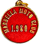 Marbella motorcycle rally badge from Jean-Francois Helias