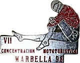 Marbella motorcycle rally badge from Jean-Francois Helias