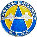 Marlow & DM & CC motorcycle club badge from Jean-Francois Helias