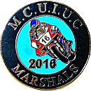 Marshals MC Union of Ireland Ulster Centre motorcycle race badge from Jean-Francois Helias