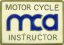 MCA motorcycle scheme badge from Ben Crossley