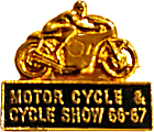 MC & Cycle motorcycle show badge from Jean-Francois Helias