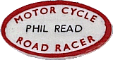 MCRR Phil Read motorcycle race badge from Jean-Francois Helias