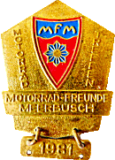 Meerbusch motorcycle rally badge from Jean-Francois Helias