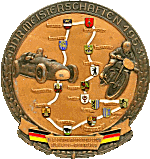 Meisterschaften motorcycle rally badge from Jean-Francois Helias