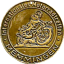 Memmingen motorcycle rally badge from Jean-Francois Helias