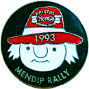 Norton Mendip motorcycle rally badge from Jean-Francois Helias