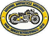 Meriden Megaride motorcycle run badge from Jean-Francois Helias