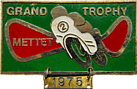Mettet motorcycle rally badge from Jean-Francois Helias