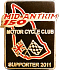 Mid Antrim motorcycle race badge from Jean-Francois Helias