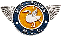 Mid Bucks MCC motorcycle club badge from Jean-Francois Helias