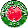 Midland Social MCC motorcycle club badge from Jean-Francois Helias