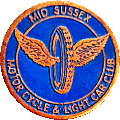 Mid Sussex MCC & LC motorcycle club badge from Jean-Francois Helias