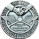 Milano motorcycle rally badge from Jean-Francois Helias