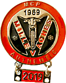 Millevaches motorcycle rally badge from Jeff Laroche
