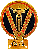 Millevaches motorcycle rally badge from Paul Mullis