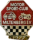 Miltenberg motorcycle rally badge from Jean-Francois Helias