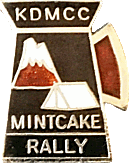 Mintcake motorcycle rally badge from Jean-Francois Helias