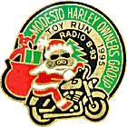 Modesto HOG motorcycle run badge from Jean-Francois Helias