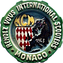 Monaco motorcycle rally badge from Jean-Francois Helias
