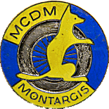 Montargis motorcycle rally badge from Jean-Francois Helias