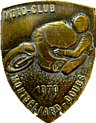 Montbeliard motorcycle rally badge from Jean-Francois Helias