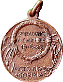 Monte San Michele motorcycle rally badge from Jean-Francois Helias